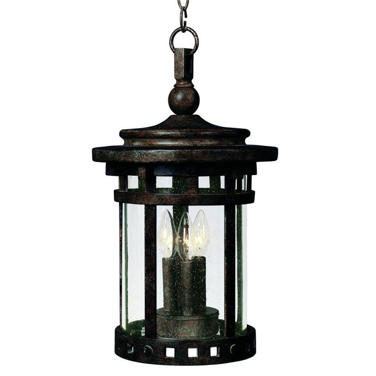 Santa Barbara VX 11 Inch Outdoor Hanging Lantern – Sienna
