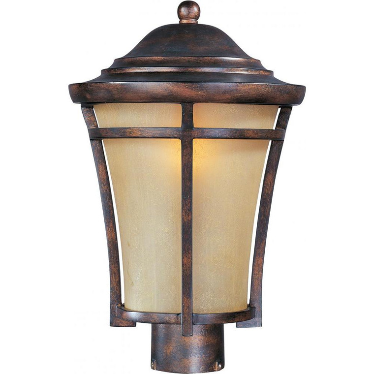 10 Inch Outdoor Post Lantern – Copper Oxide