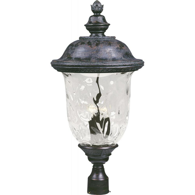 Carriage House VX 14 Inch Outdoor Post Lantern – Oriental Bronze