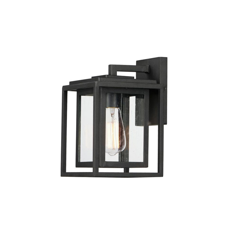 Cabana VX 7 Inch Outdoor Wall Lantern – Black