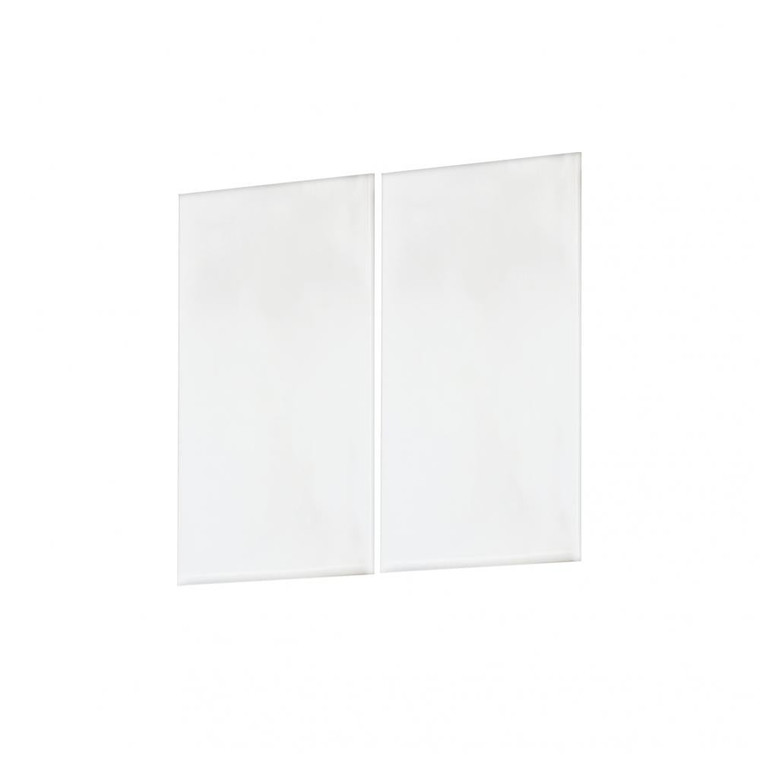 Address Half Blank Number Tile 4 Inch – White