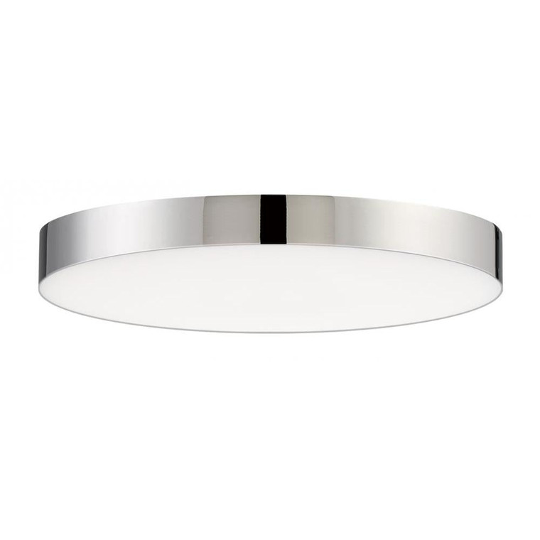 Trim 7 Inch Flush Mount Light – Polished Chrome