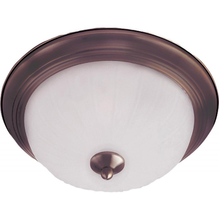 Essentials 11.5 Inch Flush Mount Light – Oil Rubbed Bronze