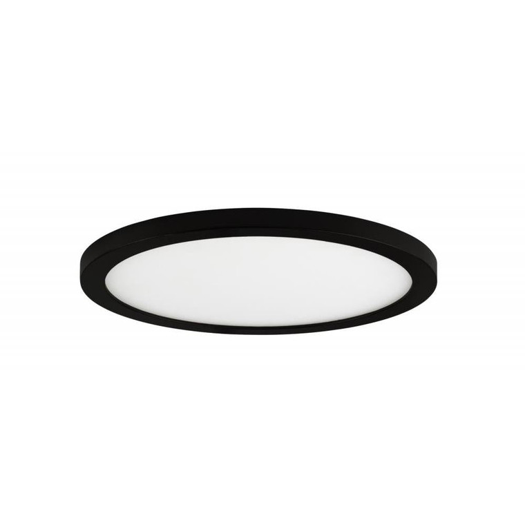 Wafer 9 Inch Flush Mount Light – Black