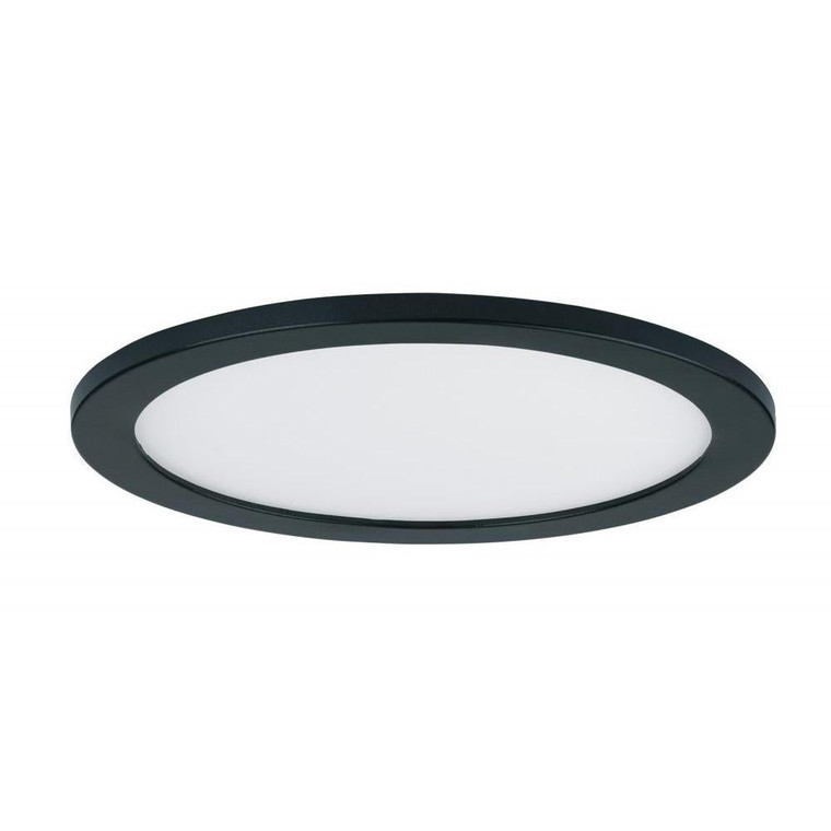 Wafer 15 Inch Flush Mount Light – Black