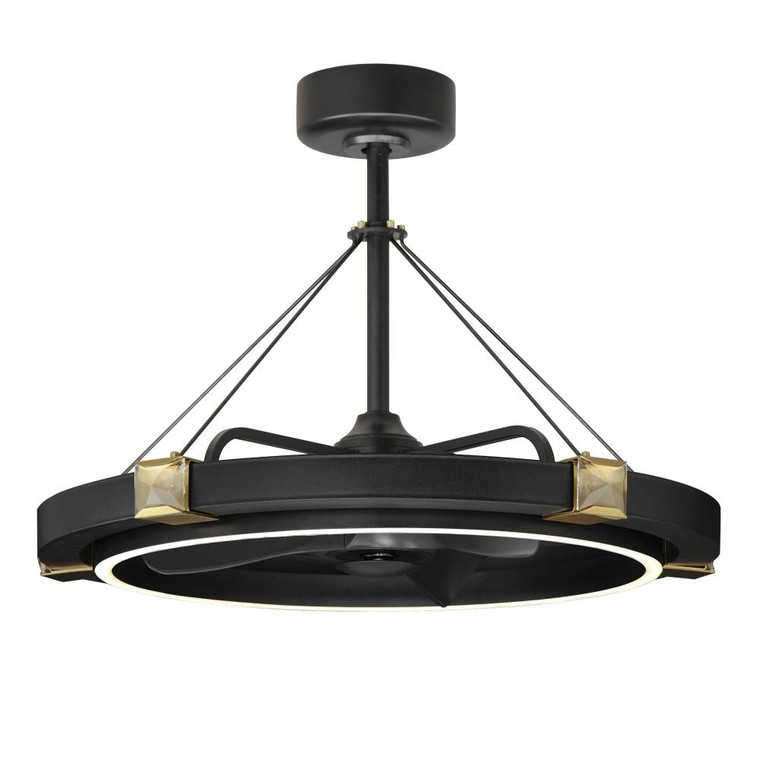 Jewel Fandelight 33 Inch – Black / Gold