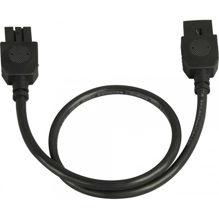 CounterMax MXInterLink4 24 Connector Cord for Under Cabinet Lights - Black