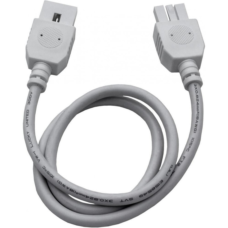 CounterMax MXInterLink4 24 Connector Cord for Under Cabinet Lights - White
