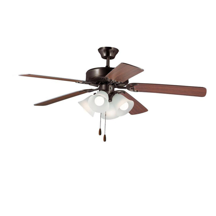 Basic-Max 52 Inch Ceiling Fan – Oil Rubbed Bronze / Walnut / Pecan