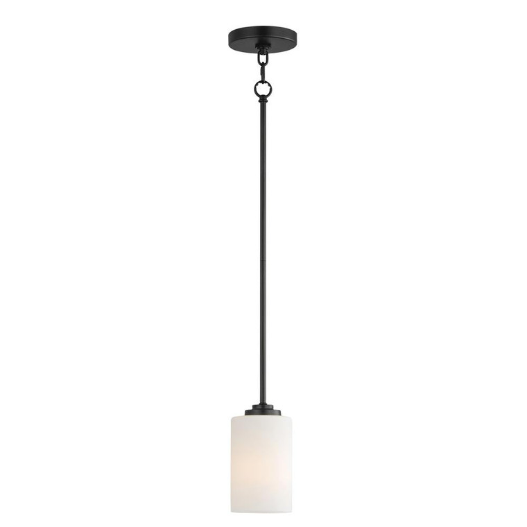 Deven 4 Inch Pendant – Black
