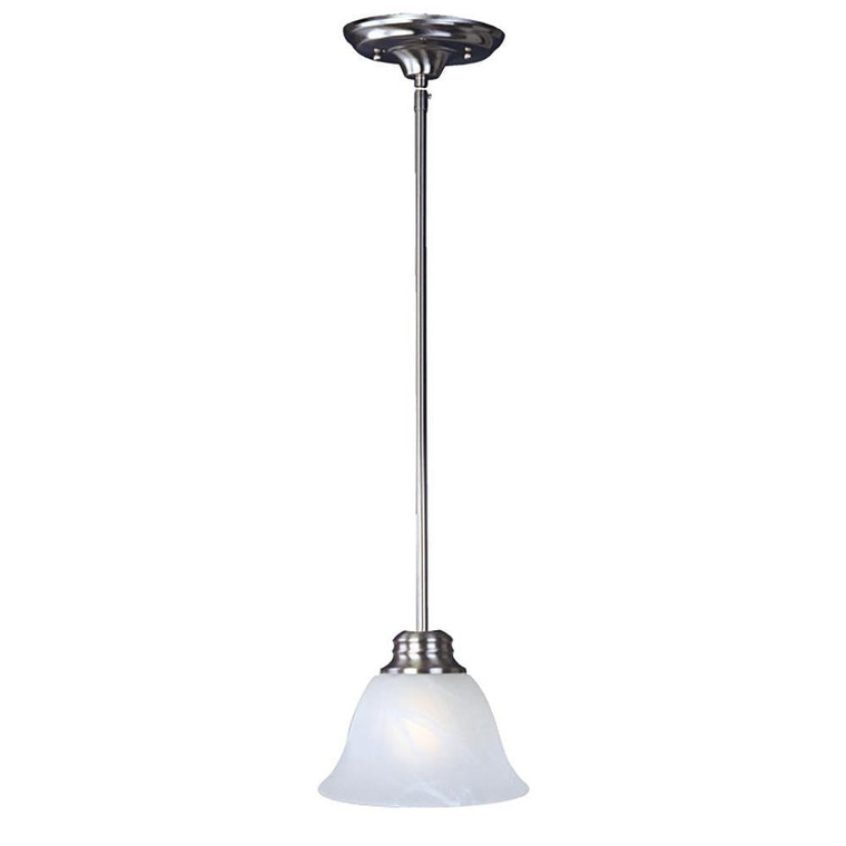 Malaga 6 Inch Mini Pendant – Satin Nickel