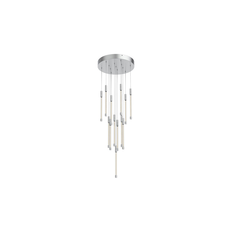 Motif 13-in Chrome LED Multi Pendant