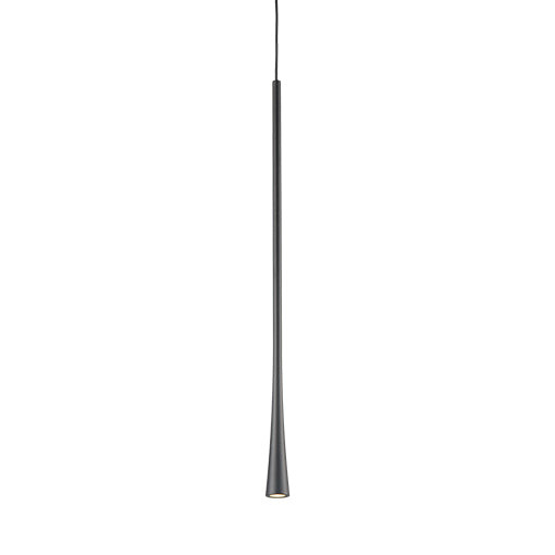 Taper 24-in Black LED Pendant