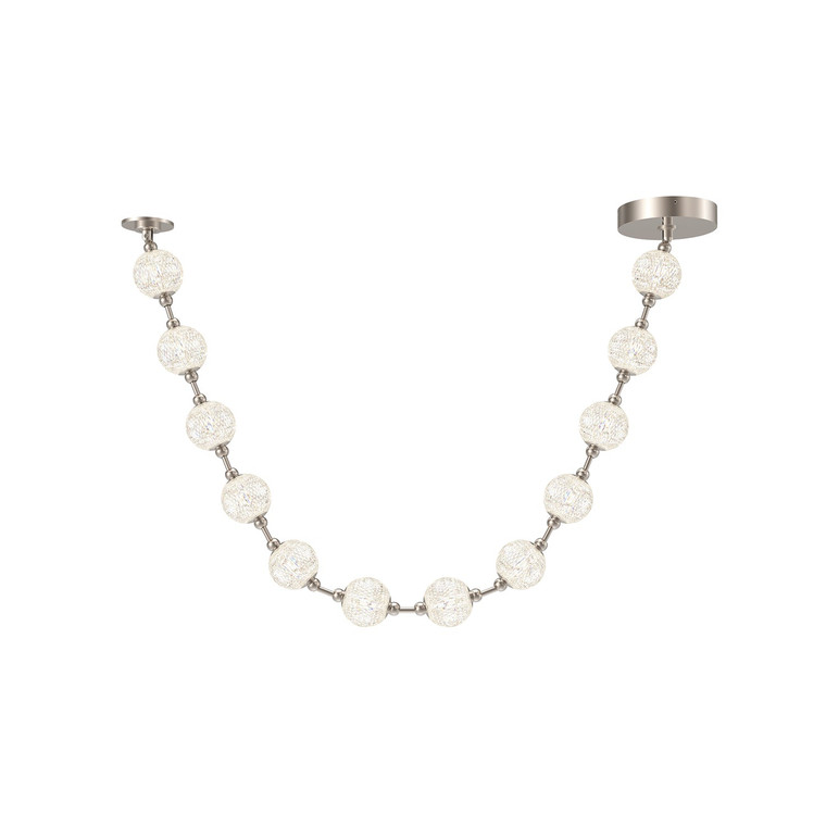 Marni 7-ft Polished Nickel LED Pendant