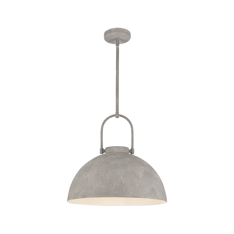 Harper 16-in Steel Shade 1 Light Pendant