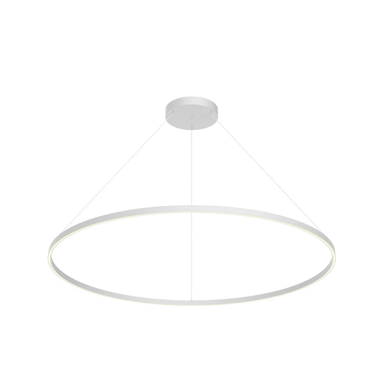 Cerchio 60-in White LED Pendant