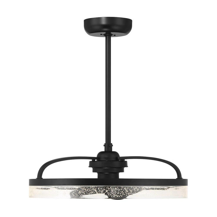 Savoy House Lyria LED Fan D'Lier 24-FD-845-89 24 Inch LED Matte Black Fandelier Ceiling Fan Chandelier – Fan D'Lier Dry Rated