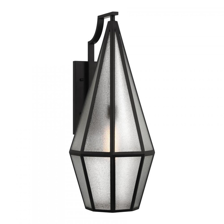 Savoy House Peninsula 5-708-BK 12 Inch 1 Light Matte Black Outdoor Wall Sconce Light Wet Rated