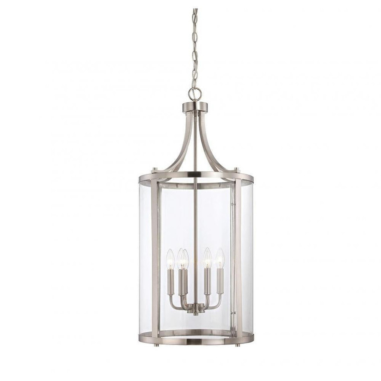 Savoy House Penrose 7-1041-6-SN 16 Inch 6 Light Satin Nickel Pendant Dry Rated