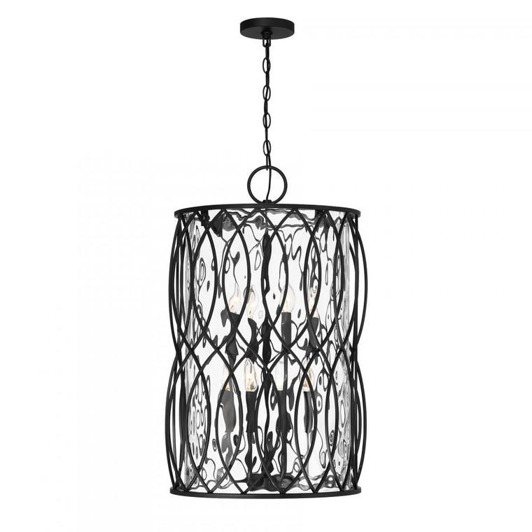 Savoy House Snowden 7-2004-8-89 18 Inch 8 Light Matte Black Pendant Dry Rated