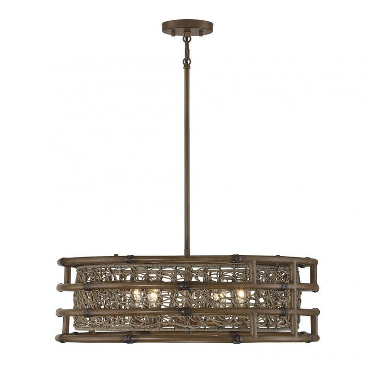 Savoy House Treviso 7-7912-5-184 25 Inch 5 Light Grapevine Pendant Dry Rated