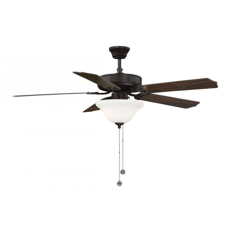 Meridian 52" M2018ORBRV 52 Inch 2 Light Oil Rubbed Bronze Ceiling Fan Dry Rated