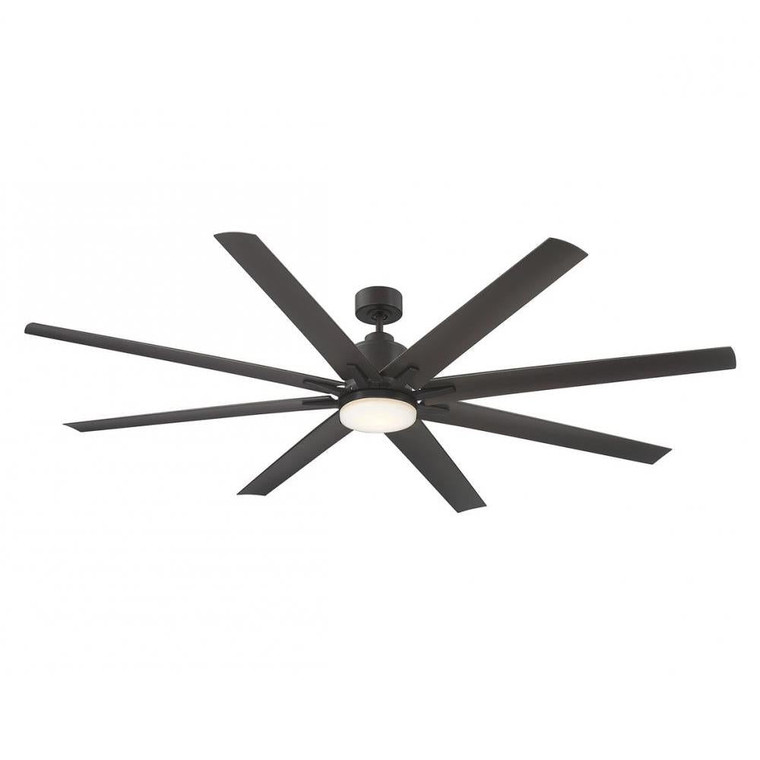 Meridian M2025ORB 72 Inch LED Oil Rubbed Bronze Outdoor  Ceiling Fan Wet Rated