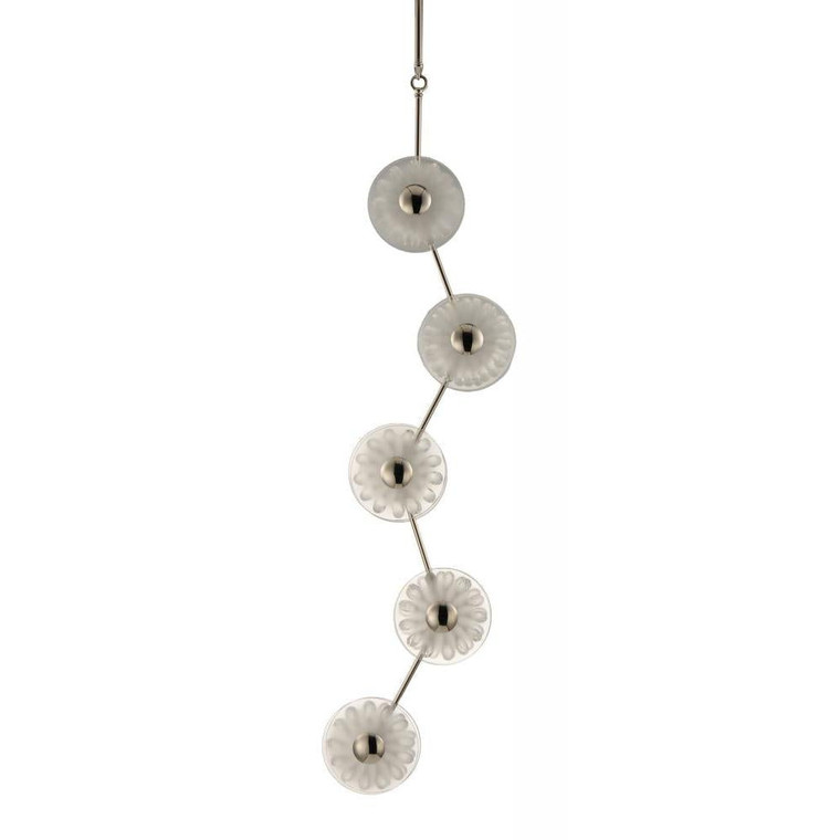 6 Inch Multi-Light Pendant – Polished Nickel