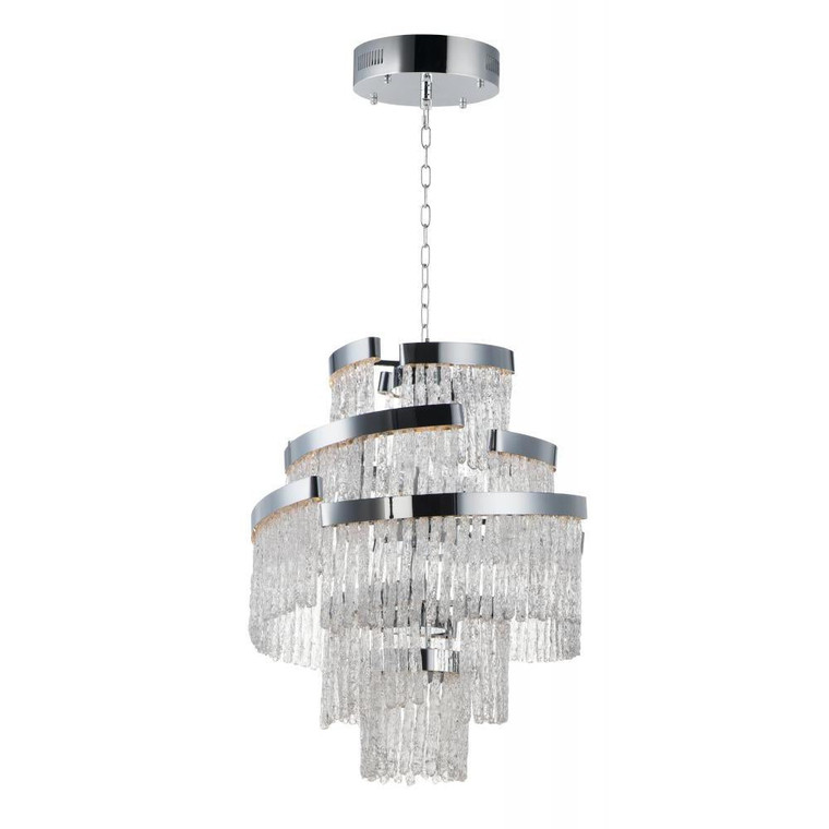 24 Inch Chandelier – Polished Chrome