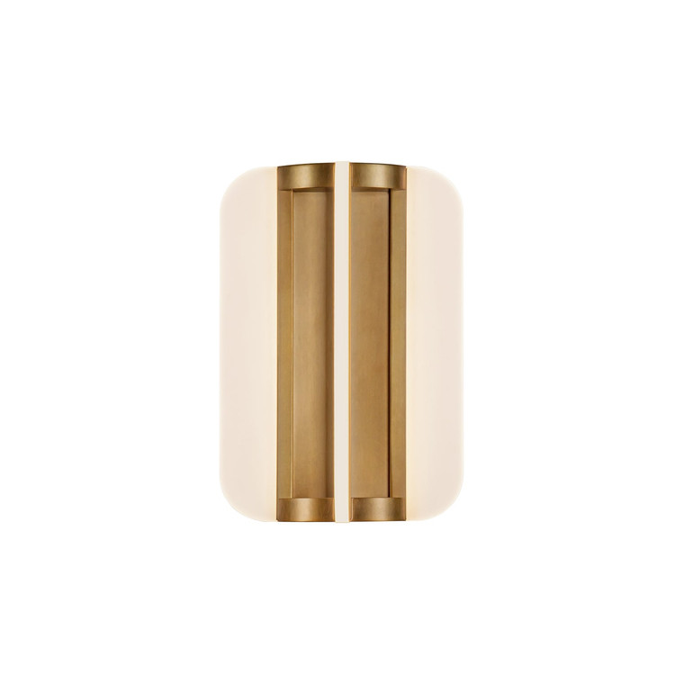 Anders 10-in Vintage Brass LED Wall/Vanity