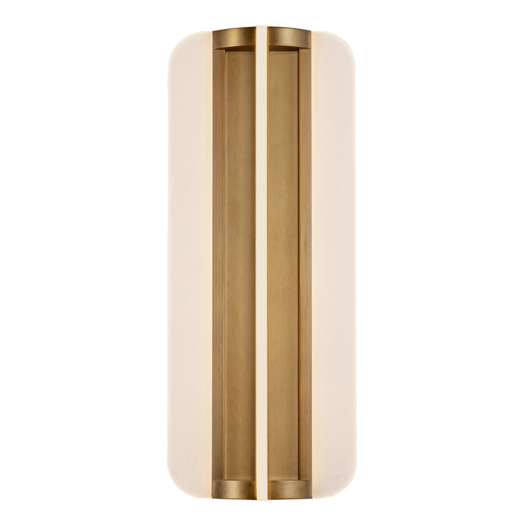 Anders 17-in Vintage Brass LED Wall/Vanity