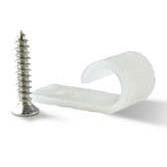 Nora NATL-404W J-Clips for Cable Management, 10/pk