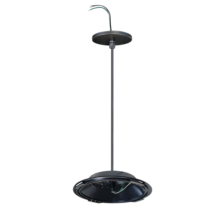 Nora NELOCAC-16PKB Pendant Mounting Kit for 16 inch ELO, Black Finish
