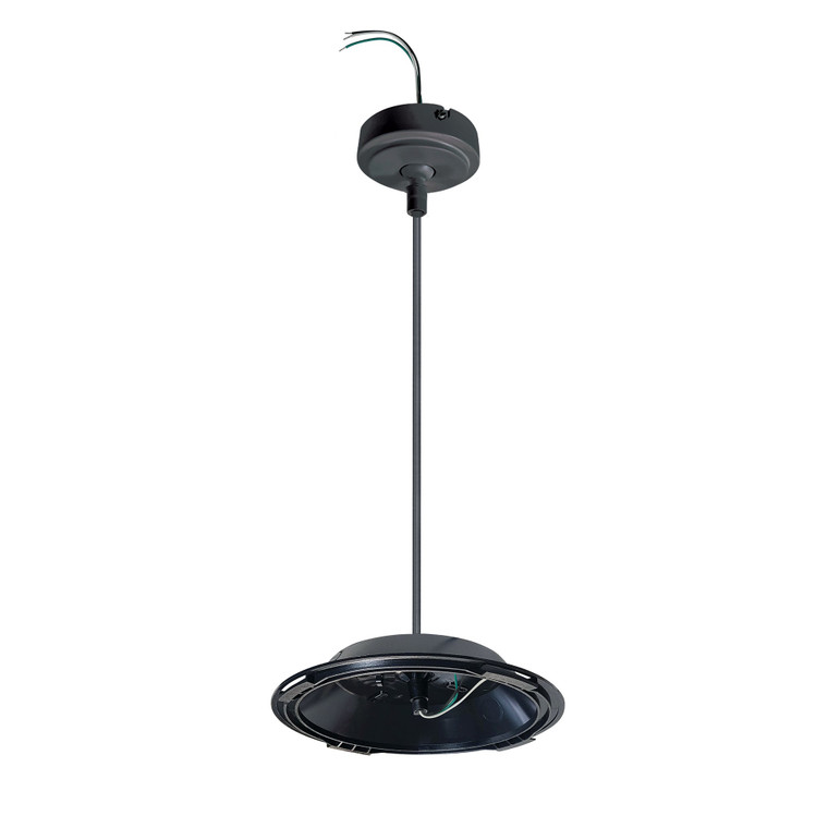 Nora NELOCAC-16STB/72 72 inch Stem Mounting Kit for 16 inch ELO, Black Finish