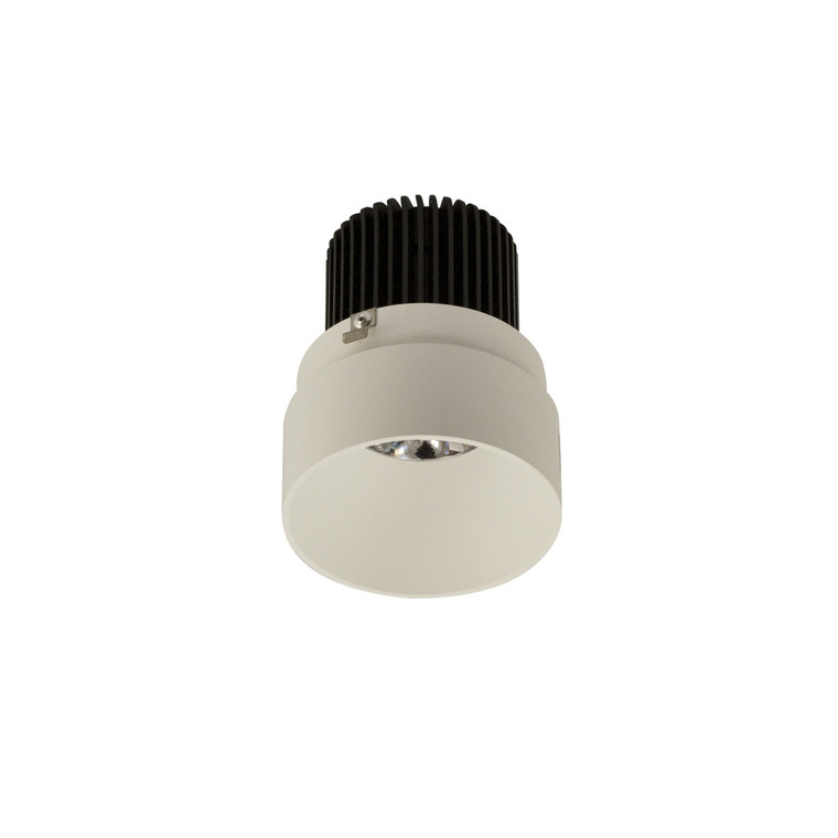 Nora NIO-2RTLNDC40QWW 2 inch Iolite LED Round Trimless Downlight, 10-Degree Optic, 850lm / 12W, 4000K, White Finish