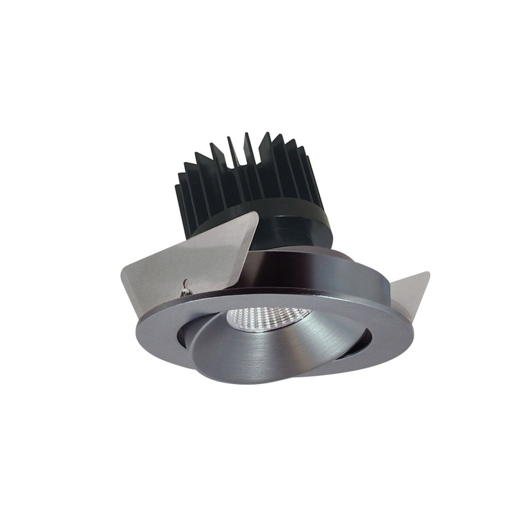 Nora NIO-4RC50XNN/HL 4 inch Iolite LED Round Adjustable Cone Reflector, 1500lm/2000lm/2500lm (varies by housing), 5000K, Natural Metal Reflector / Natural Metal Flange