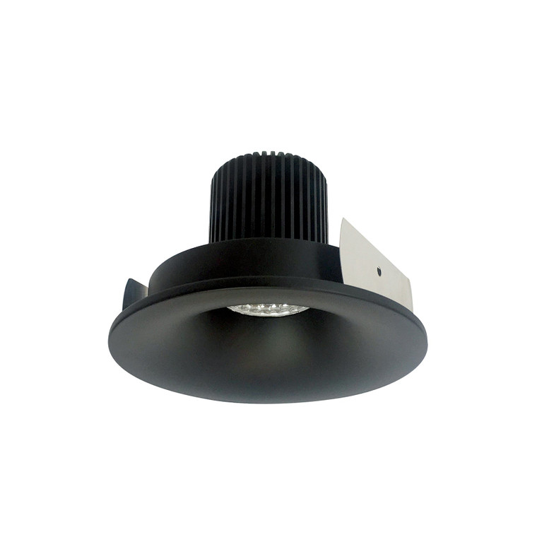 Nora NIO-4RNB27XBB/10 4 inch Iolite LED Round Bullnose, 1000lm / 14W, 2700K, Black Finish