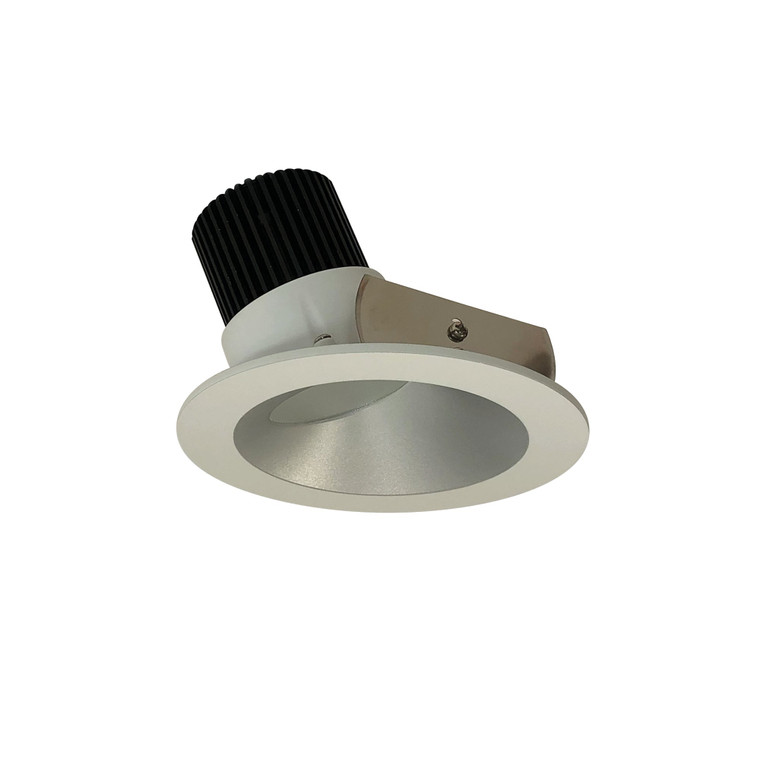Nora NIO-4RW35XHW/10 4 inch Iolite LED Round Wall Wash, 1000lm / 14W, 3500K, Haze Reflector / White Flange