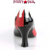 Harley-42,  Quinn Jester Cosplay Pump Back View | Funtasma Costume Shoes