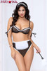 STM-11006, Mesh French Maid Set front view
