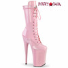 INFINITY-1050, Baby Pink 9 Inch Mid-Calf Boots By Pleaser