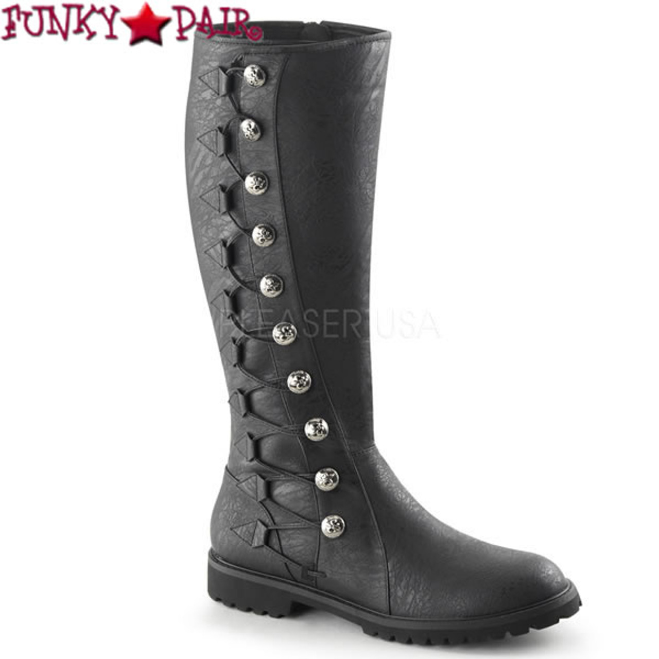 men's high boots lace up