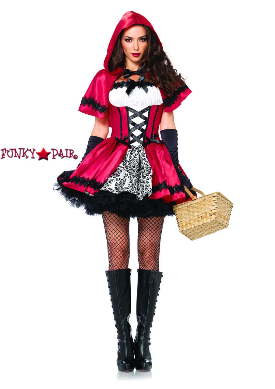 LA-85230, Gothic Red Riding Hood Costume