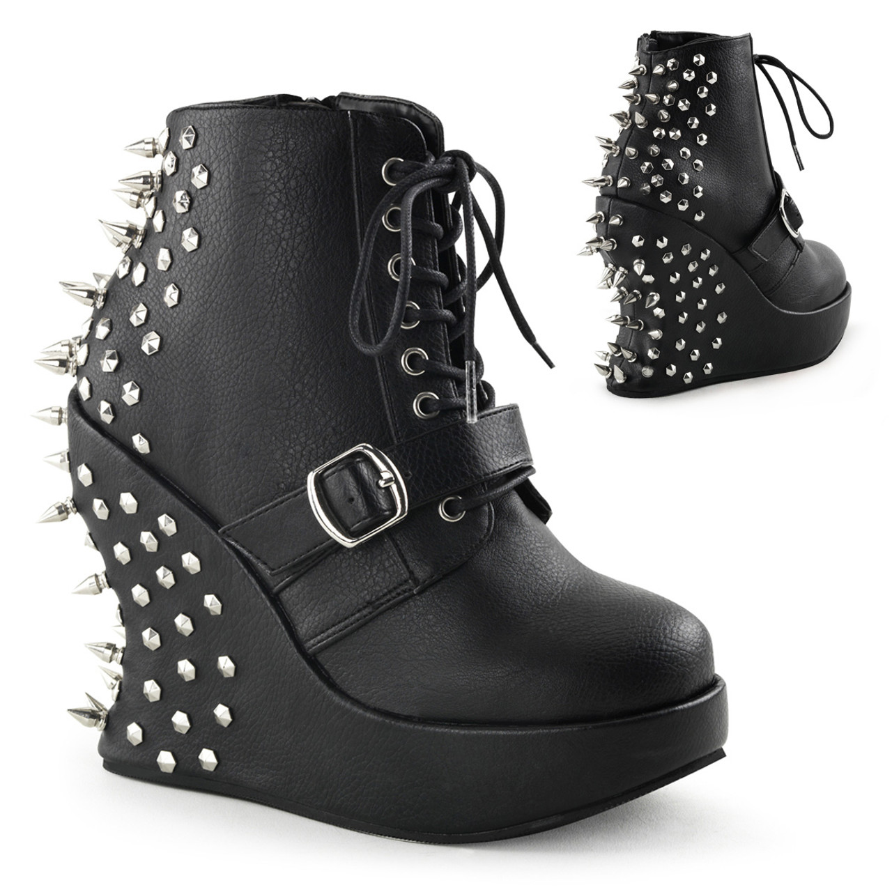 punk boots women's