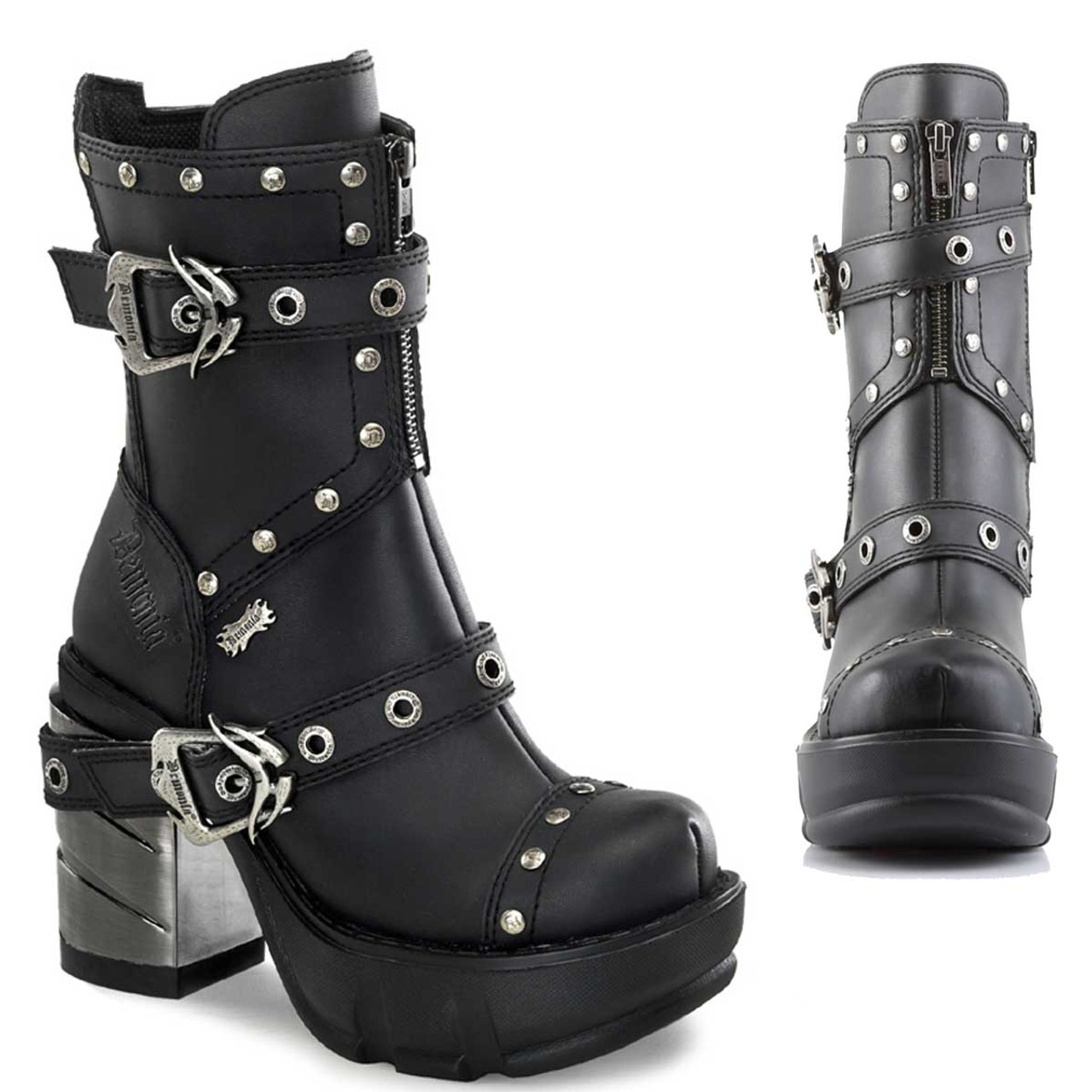 moulded studded boots