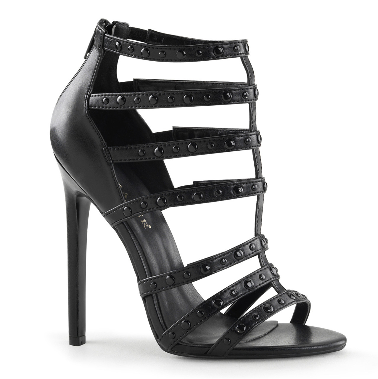 Pleaser Sexy 15 5 Inch Strappy T Strap Sandal