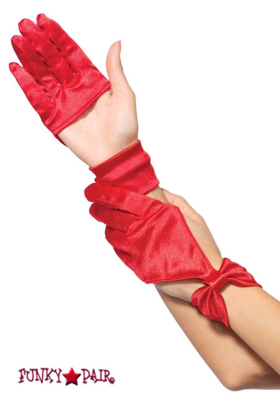 Leg Avenue | LA-3737, Satin Cut out Gloves