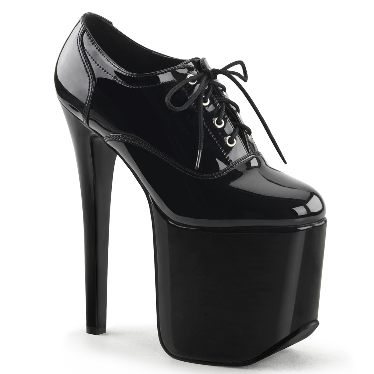 Devious | Tramp-788, 7.25 Inch Fetish Oxford Shoes by Pleaser