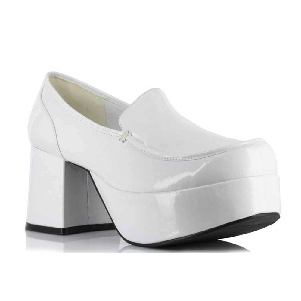 mens white platform shoes