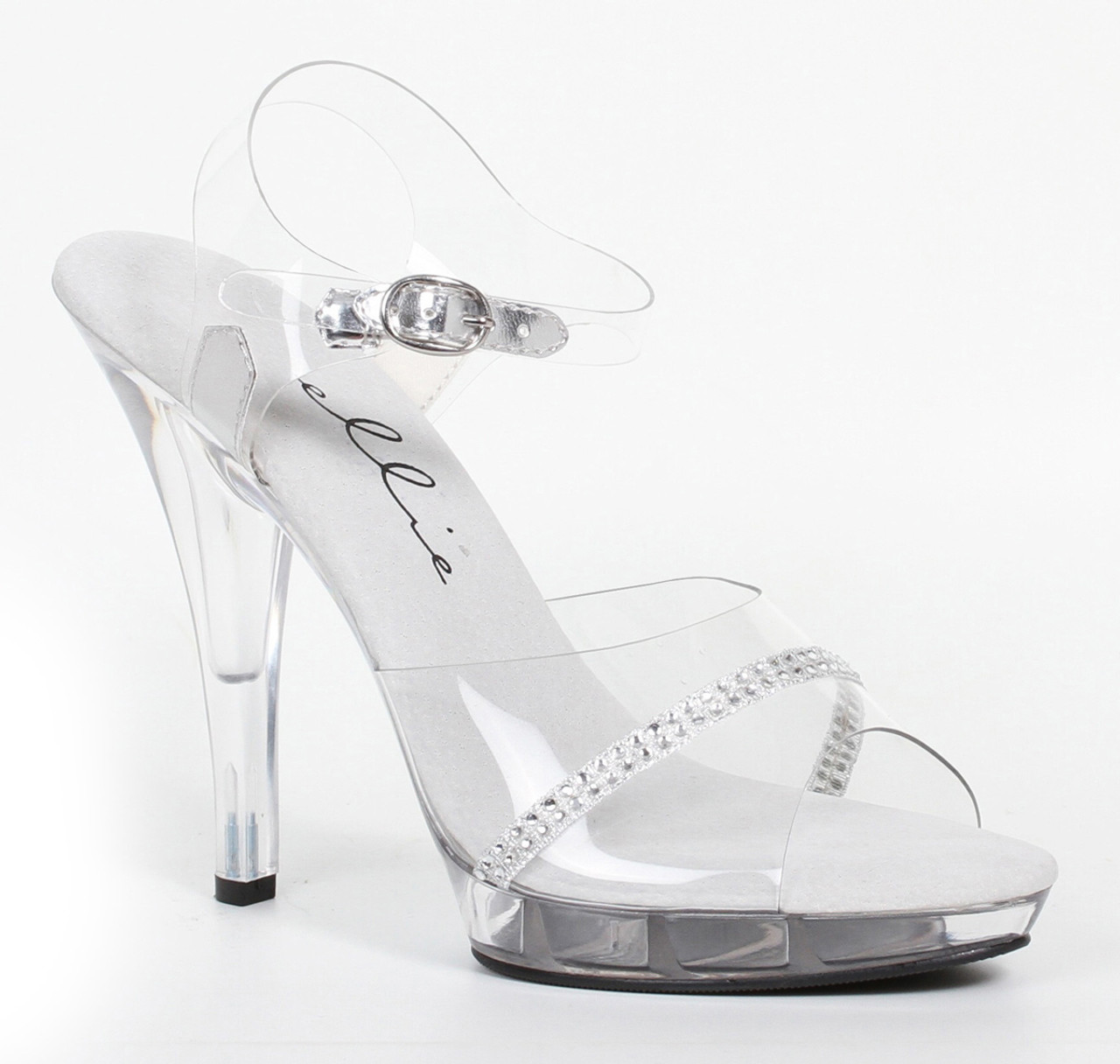 521 Jewel W 5 Inch Rhinestone Sandal With W Width